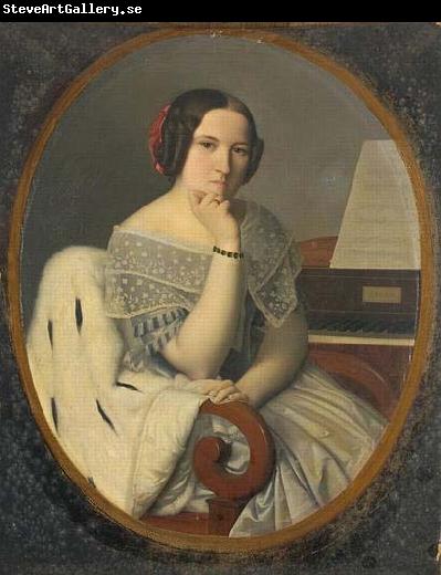 Henri-Pierre Picou Portrait of Cephise Picou, sister of the artist